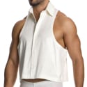Modus Vivendi Crop Top Lacquer Blanc Cassé