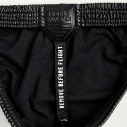 String de Bain Pleasure Avant-Garde Noir Modus Vivendi