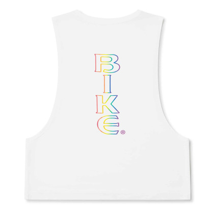 Débardeur Crop Pride Blanc Bike