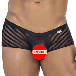 Shorty Résille Rayé Noir CandyMan