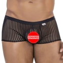 CandyMan Striped Mesh Trunks - Black