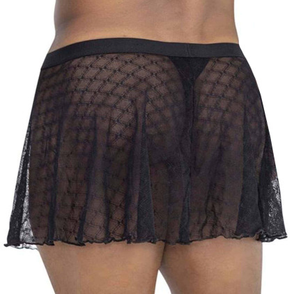 Jupe String Dentelle Noir CandyMan