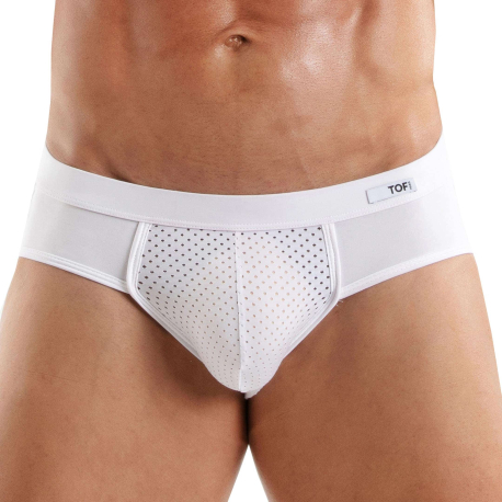 TOF Paris Temptation Microfiber Briefs - White
