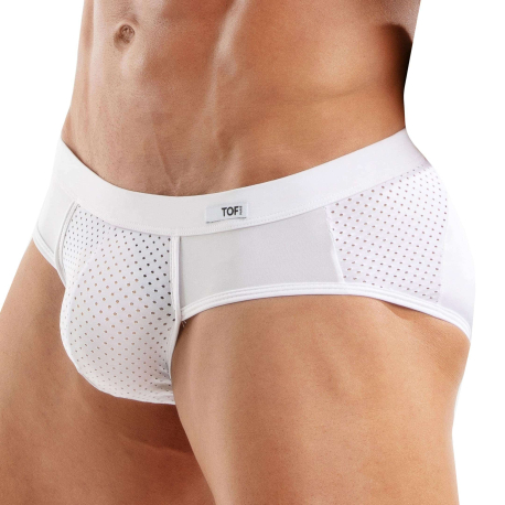 TOF Paris Temptation Microfiber Briefs - White