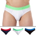 Bikkembergs 3-Pack Fashion Bicolor Cotton Briefs - Black - White - Navy