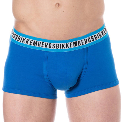 Lot de 3 Boxers Fashion Tape Coton Bleu - Noir - Blanc Bikkembergs