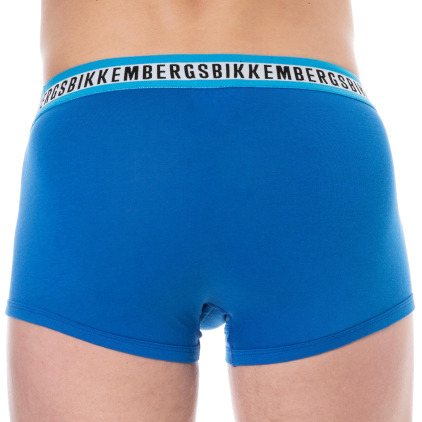 Lot de 3 Boxers Fashion Tape Coton Bleu - Noir - Blanc Bikkembergs