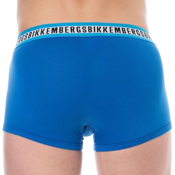 Bikkembergs 3-Pack Fashion Tape Cotton Boxer Briefs - Blue - Black - White
