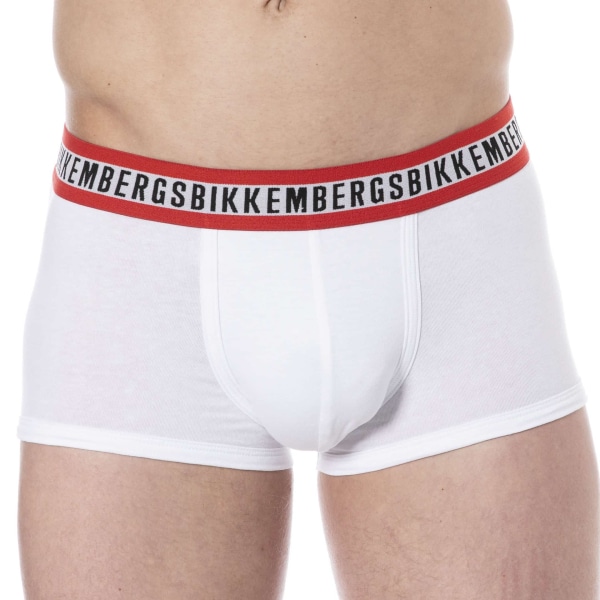 Bikkembergs 3-Pack Fashion Tape Cotton Boxer Briefs - Blue - Black - White