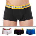 Bikkembergs 3-Pack Fashion Tape Cotton Boxer Briefs - Blue - Black - White