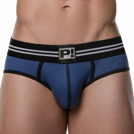 Pump! Round2 Bottomless Briefs - Blue