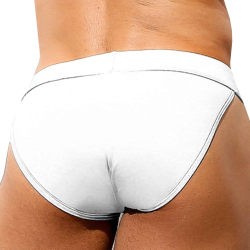 Slip Tanga Obscene Blanc Intymen