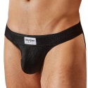 Intymen Seductive Mesh Thong  - Black