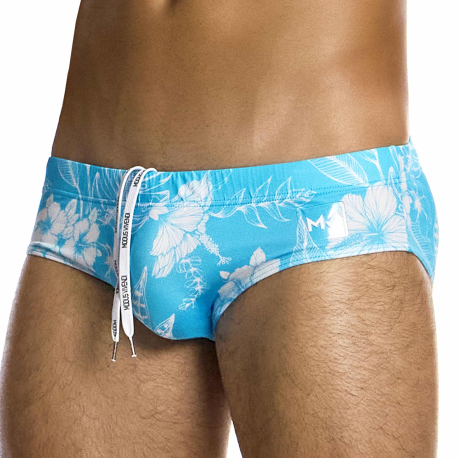 Modus Vivendi Floreale Classic Swim Briefs - Aqua