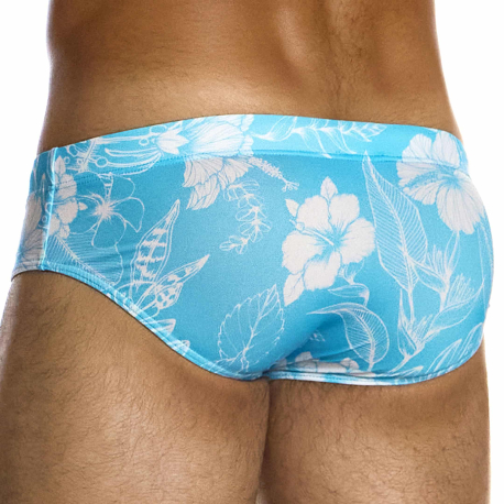 Modus Vivendi Floreale Classic Swim Briefs - Aqua