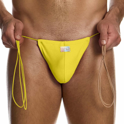 Slip de Bain Tanga Chameleon Citron Modus Vivendi