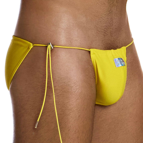 Modus Vivendi Chameleon Tanga Swim Briefs - Lemon