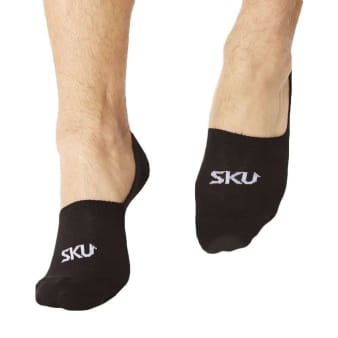 Lot de 3 Paires de Chaussettes Invisibles Noires SKU