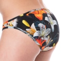 SKU Tropical Summer Microfiber Briefs - Black