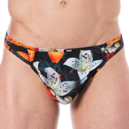 String Microfibre Tropical Summer Noir SKU