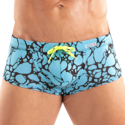 Boxer de Bain Imprimé Bleu TOF Paris