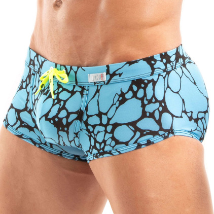 Boxer de Bain Imprimé Bleu TOF Paris