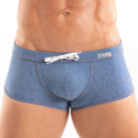 TOF Paris Denim Swim Trunks - Blue
