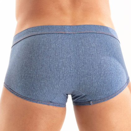 Boxer de Bain Denim Bleu TOF Paris