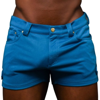 Short Summer Stretch Skinny Bleu Paon Andrew Christian