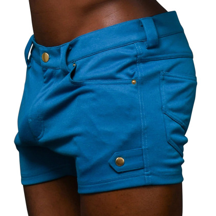 Short Summer Stretch Skinny Bleu Paon Andrew Christian