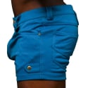 Andrew Christian Skinny Stretch Summer Shorts - Teal
