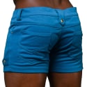 Andrew Christian Skinny Stretch Summer Shorts - Teal