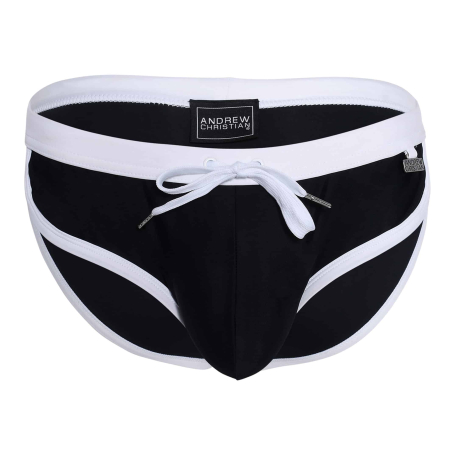 Andrew Christian Retro Swim Briefs - Black
