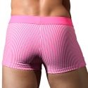Andrew Christian Hamptons Swim Trunks - Fuchsia - White