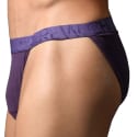 Andrew Christian Almost Naked Deluxe Rib Briefs - Purple