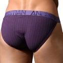Andrew Christian Almost Naked Deluxe Rib Briefs - Purple