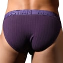Andrew Christian Almost Naked Deluxe Rib Briefs - Purple