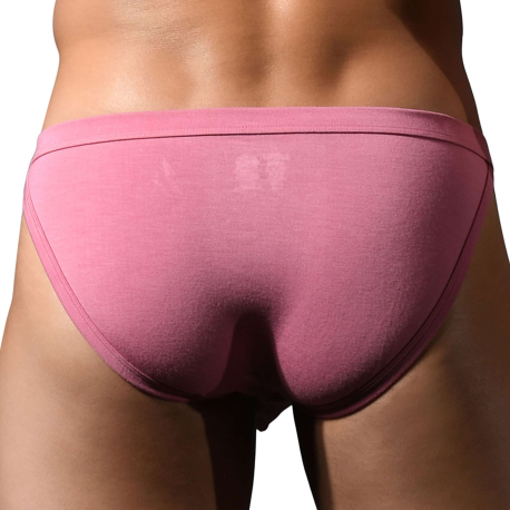Andrew Christian Almost Naked "Sex" Bamboo Tanga Briefs - Pink
