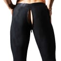Andrew Christian FUKR Camouflage Zipper Leggings - Black