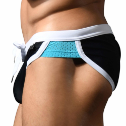 Andrew Christian Retro Swim Briefs - Black