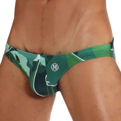 Slip de Bain Anémone Vert Marcuse
