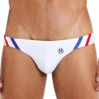 Slip de Bain Panache Blanc Marcuse