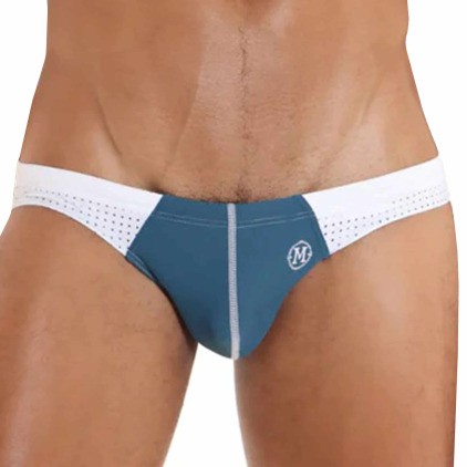 Marcuse Umbra Swim Briefs - Blue - White