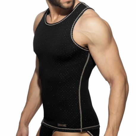 Addicted Regal Reversible Tank Top - Black