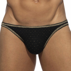 Slip de Bain Bikini Réversible Régal Noir Addicted