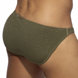 Addicted Regal Reversible Bikini Swim Briefs - Khaki