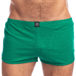 Short Freedom Nieuport Lin Vert Emeraude L'Homme Invisible