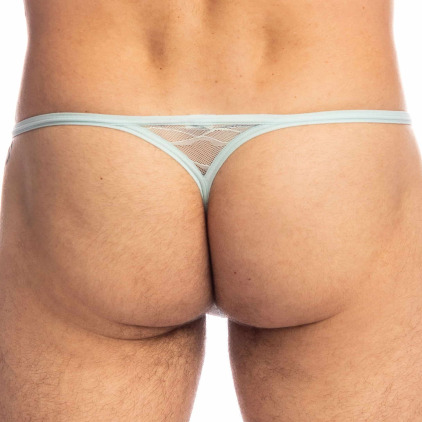 String Striptease Aqua Bleu Turquoise L'Homme Invisible