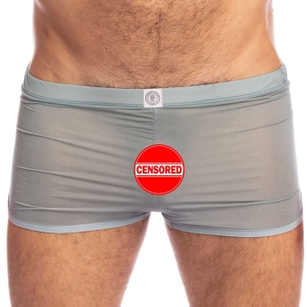 Short Freedom Ocean Mist Bleu Gris L'Homme Invisible