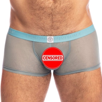 Shorty Hipster Push-Up Ocean Mist Bleu Gris L'Homme Invisible